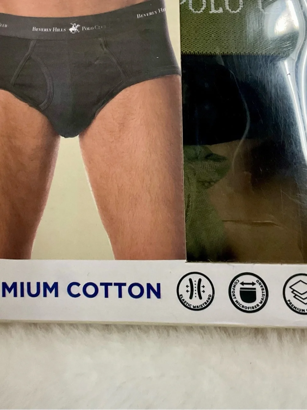 Beverly Hills Polo Club Men's Navy Briefs - 5 Pack